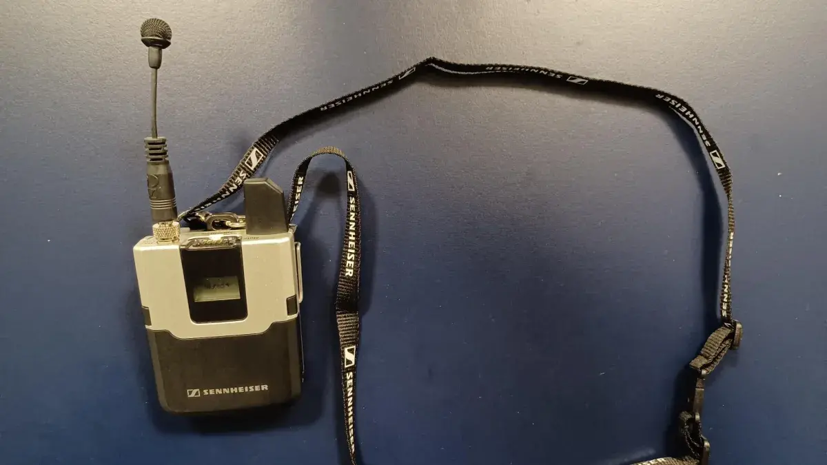 lanyard microphones can be worn around the neck as an alternative to a lapel microphone