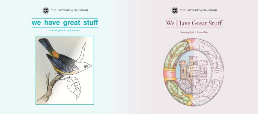 two book covers for We have great stuff