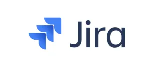 'Jira' spelled out with blue arrows