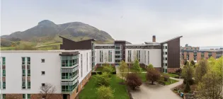 Aerial image of some buildings
