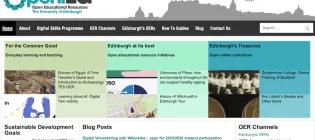 Open.Ed landing page