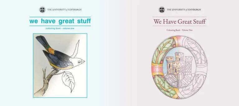two book covers for We have great stuff