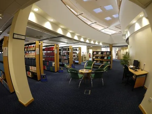 Inside of Royal Infirmary Library image