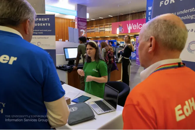 Welcome week in the library