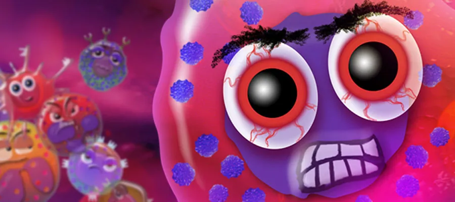 Different Supercytes cells, including natural killer cell