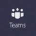 Image of the teams icon on the teams navigation bar. Icon of 3 people.