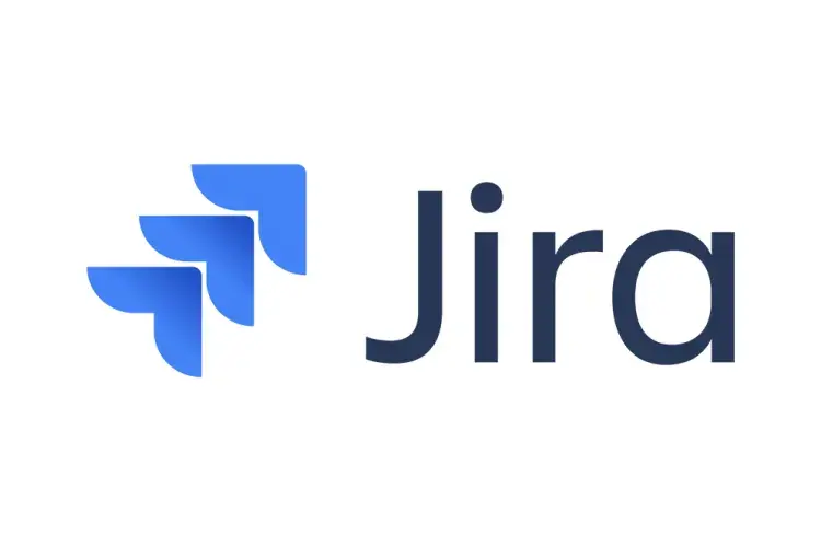 'Jira' words with blue arrows