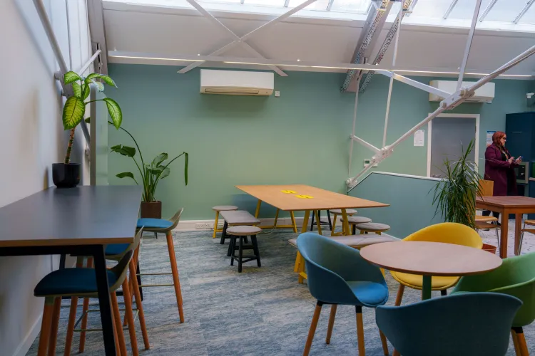 The staff social space at Forrest Hill.