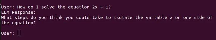 Closed question, reflective response example