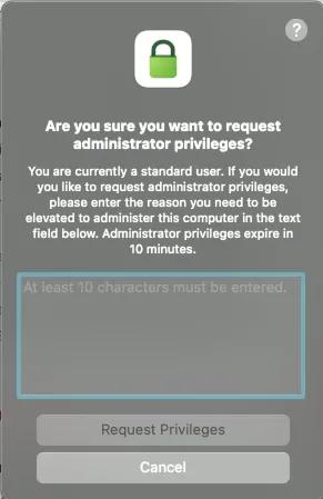 privileges-request