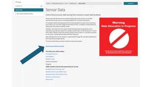 Sensor Data Web Page
