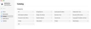 Self Service Catalog