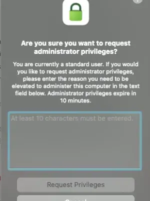 privileges-request