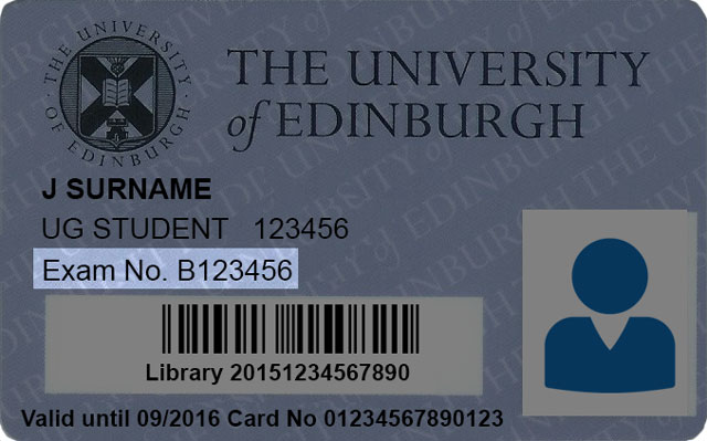 Matriculation card