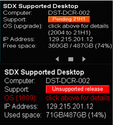 SDX DesktopConfig