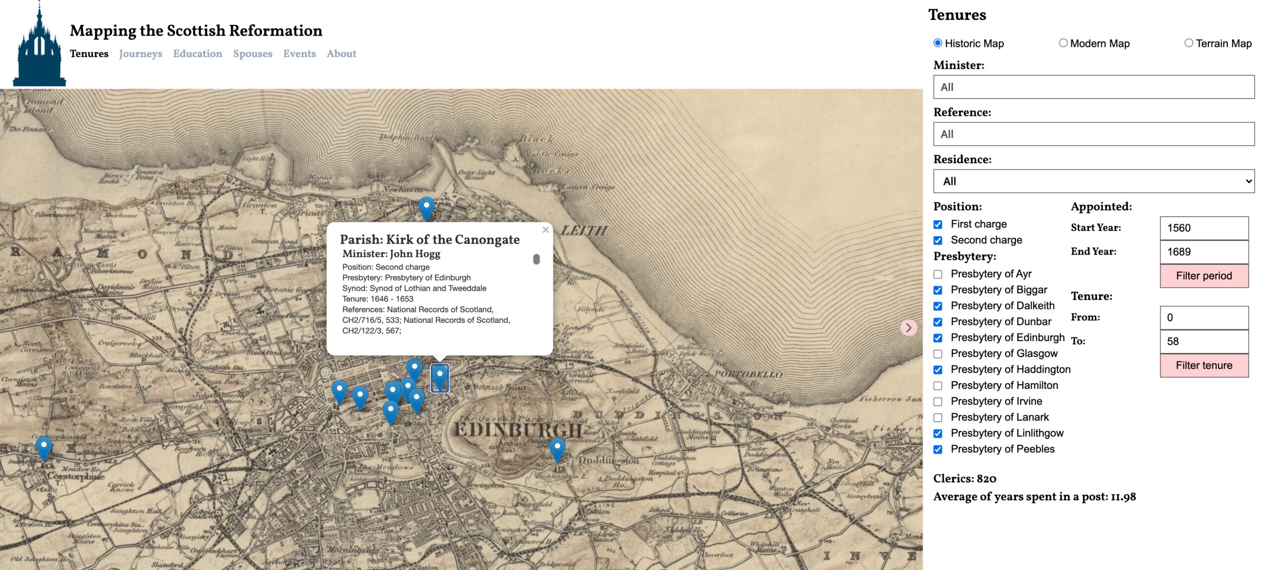 Mapping the Scottish Reformation