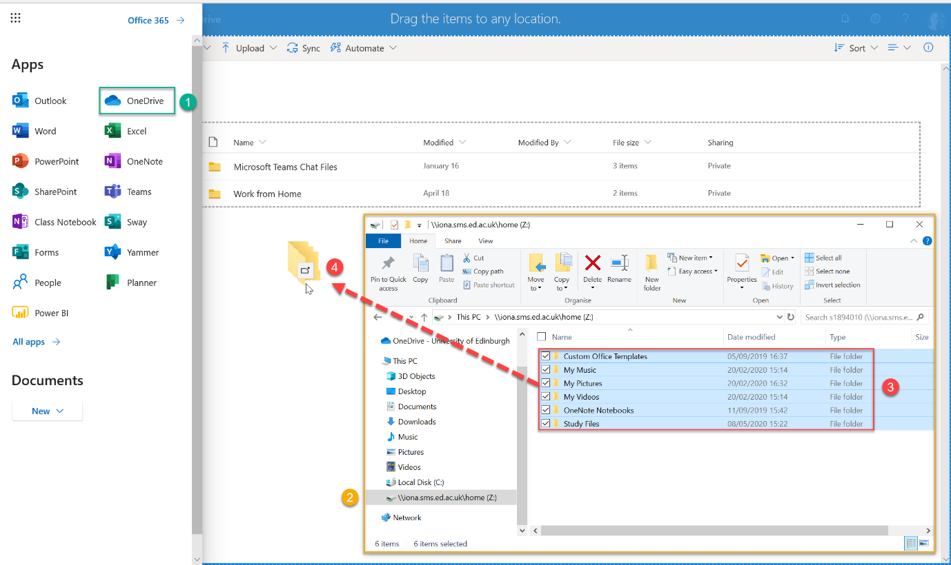 OneDrive for Business Sreenshot