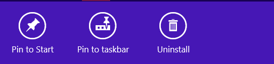 Windows 8 Pinning Apps