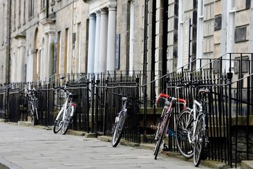 View of buccleuth place, where some of the college of arts humanities and social sciences buildings are located