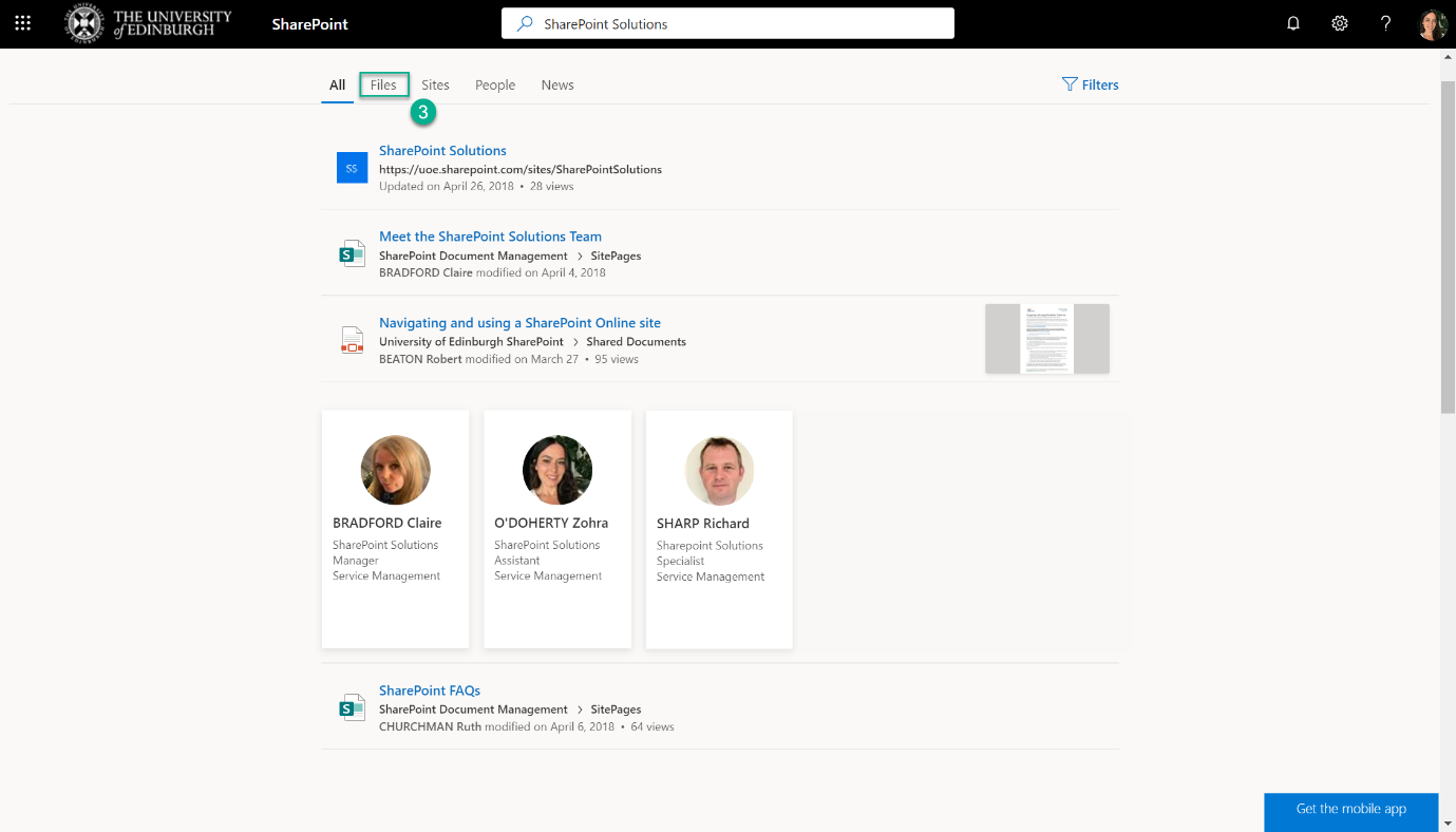 SharePoint Online Screenshot