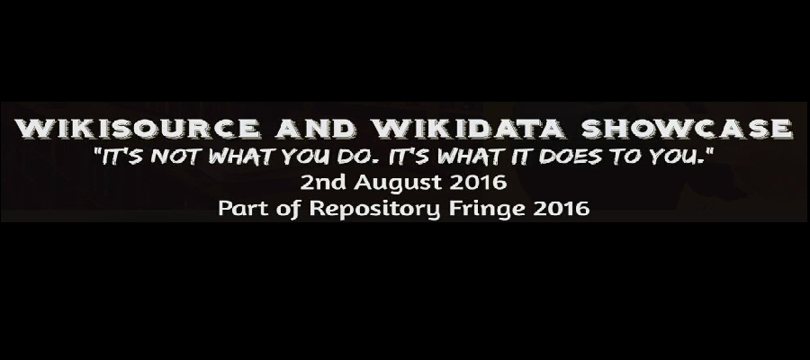 Wikisource & Wikidata Showcase | Information Services | Information ...