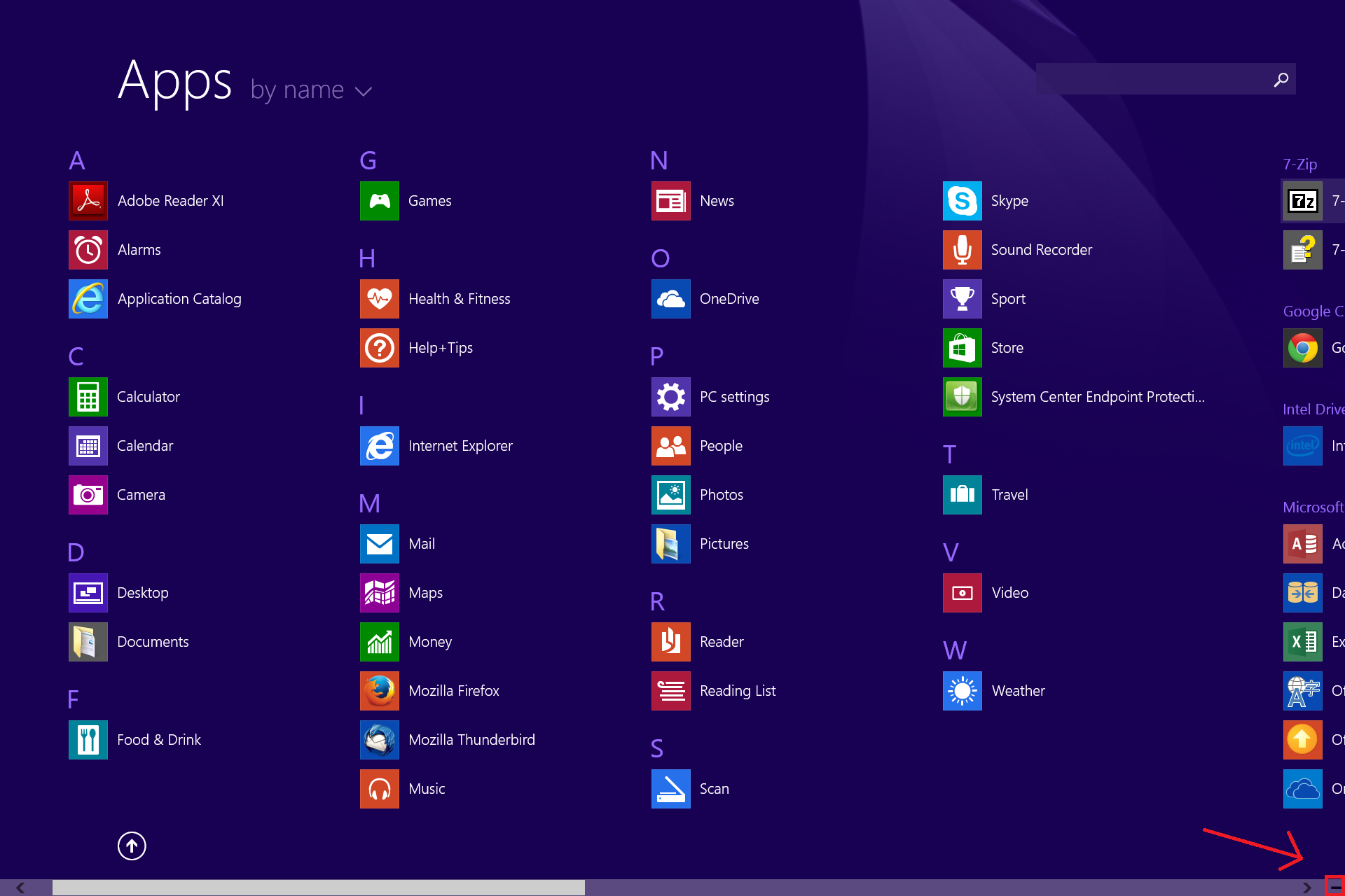 windows 8 App View