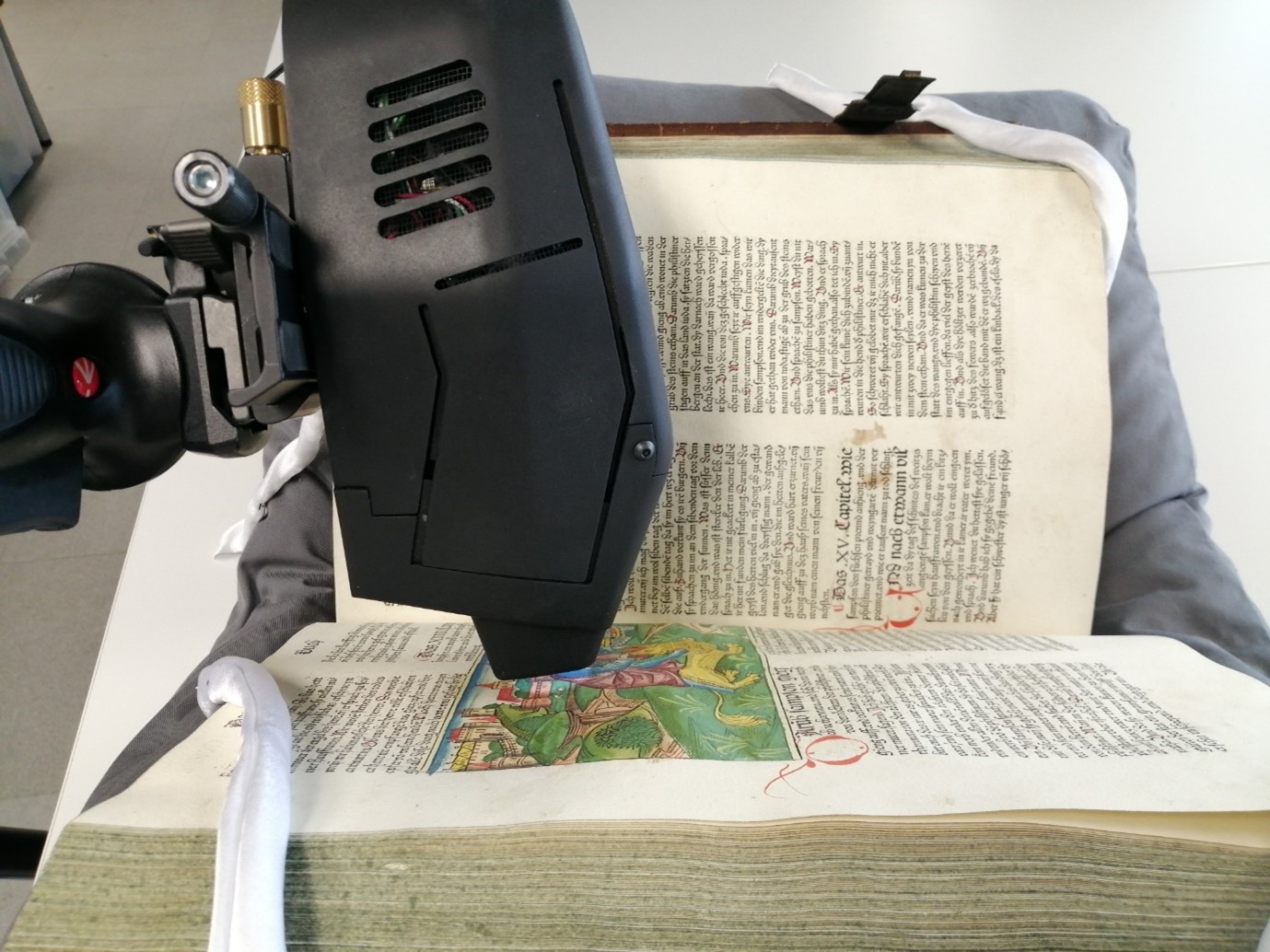 XRF analysis of Nuremberg Bible, 1483 (Inc.FF.13) 